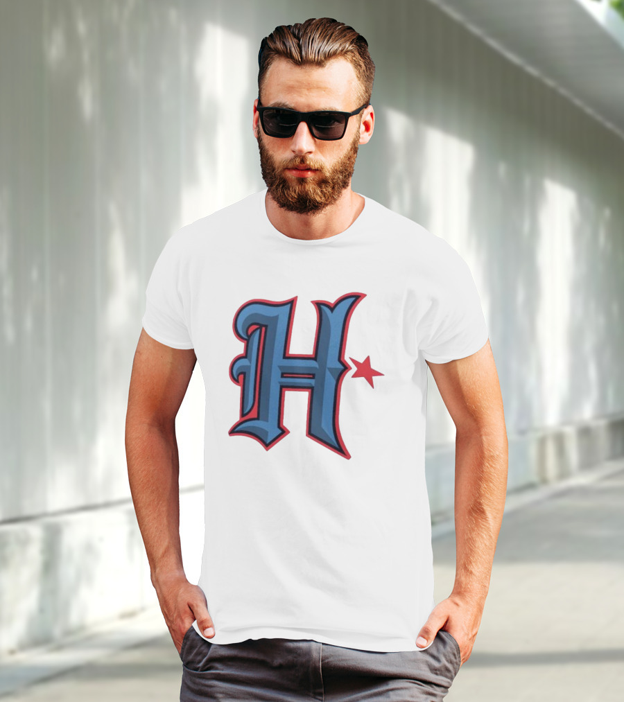 Houston Texans H Logo With Star T-Shirt