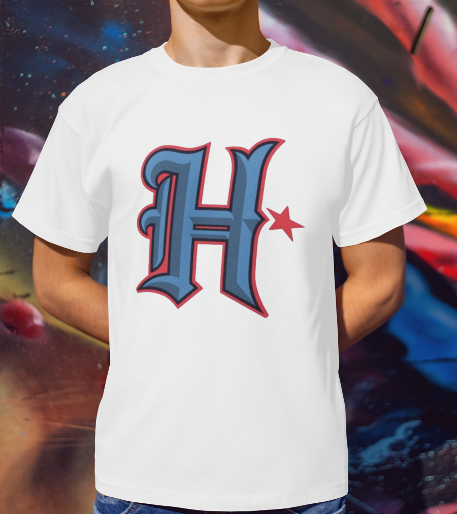 Houston Texans H Logo With Star T-Shirt