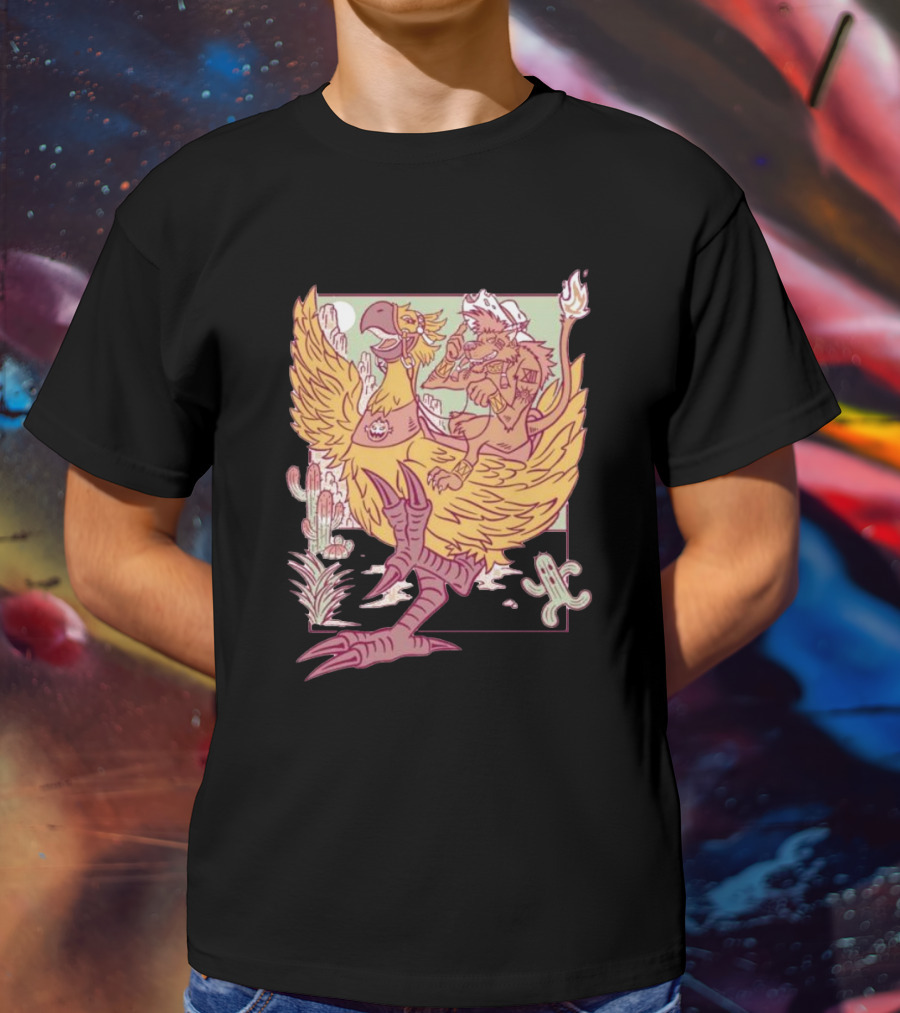 Canyon Rider Wolf And Chicken Desert Adventure The Yetee T-Shirt