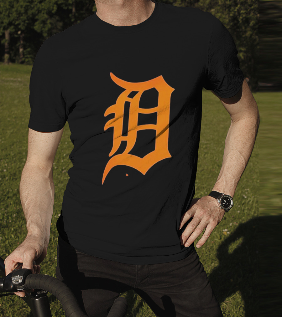 Detroit Tigers Big And Tall #1 Dad T-Shirt