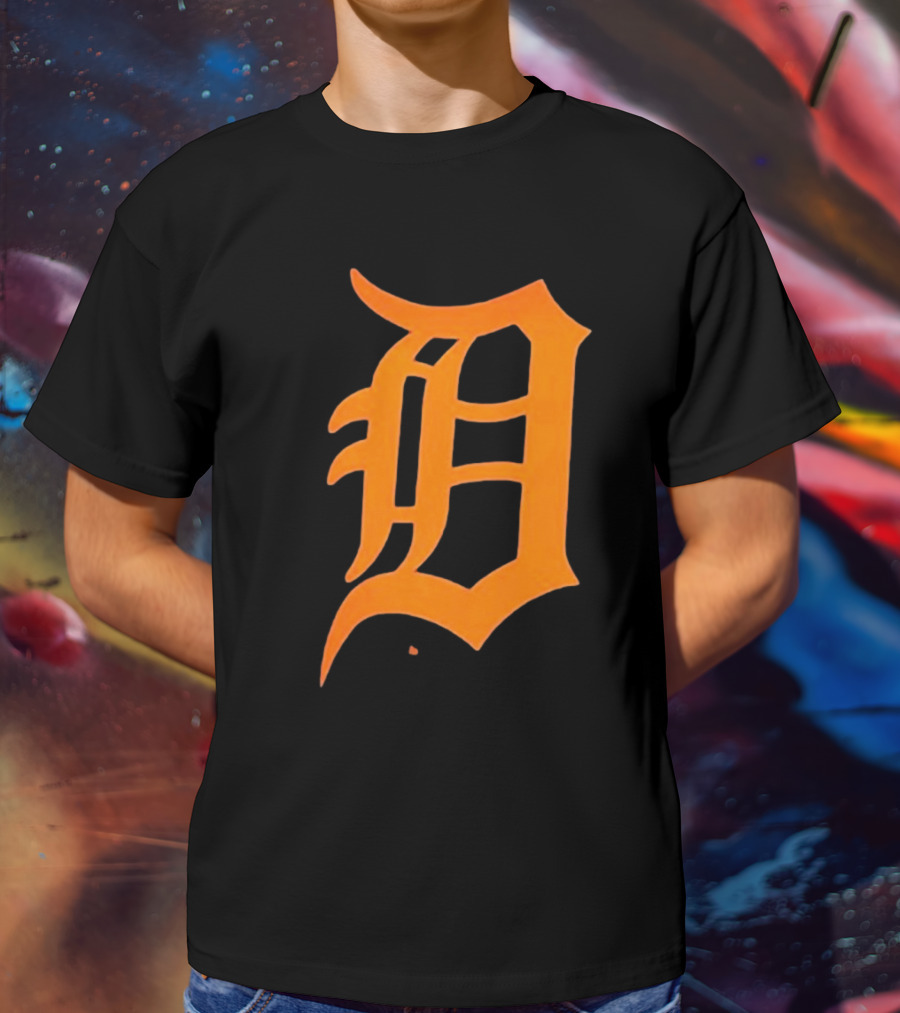 Detroit Tigers Big And Tall #1 Dad T-Shirt