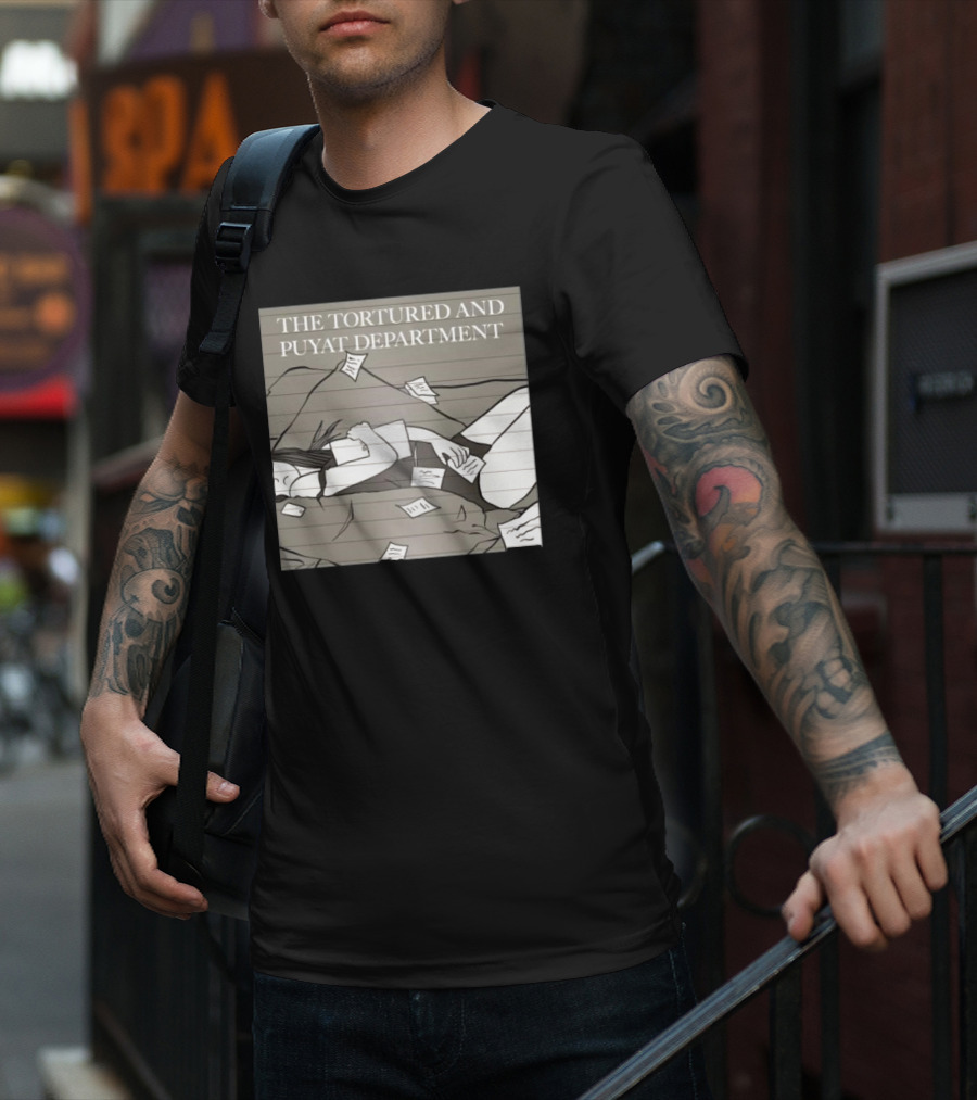The Tortured And Puyat Department Sleepless Exhaustion Notebook Pages T-Shirt