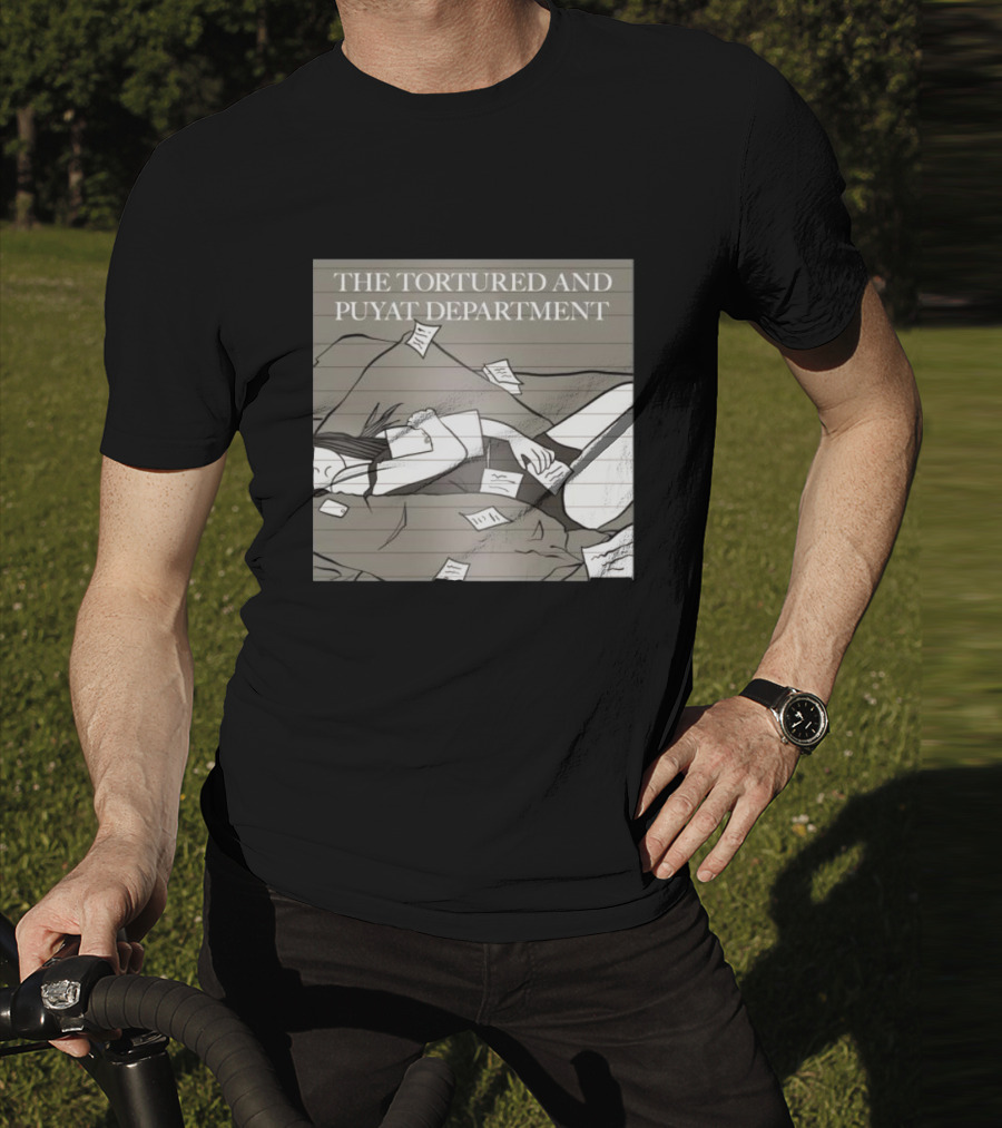 The Tortured And Puyat Department Sleepless Exhaustion Notebook Pages T-Shirt
