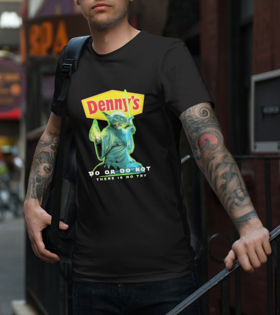 Yoda Star Wars Denny’s Do Or Do Not There Is No Try T-Shirt