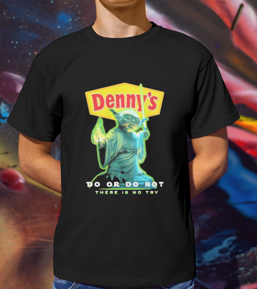 Yoda Star Wars Denny’s Do Or Do Not There Is No Try T-Shirt