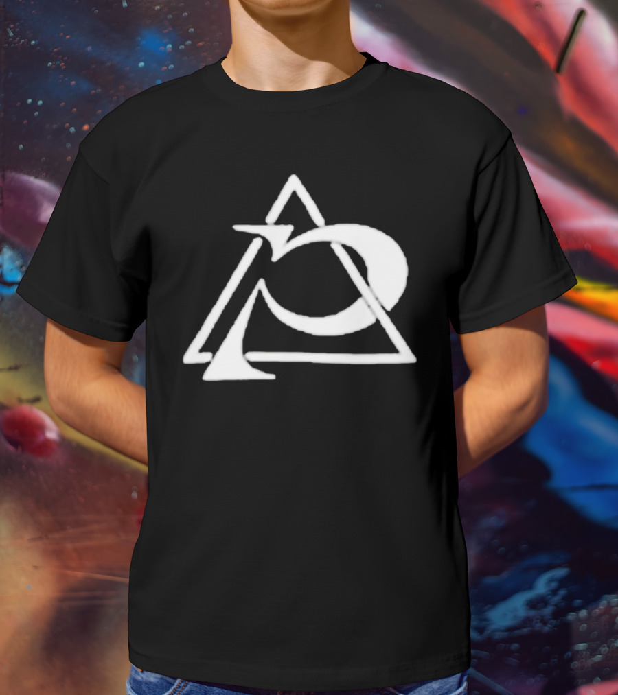 Zig Poppy Abstract Triangle T-Shirt
