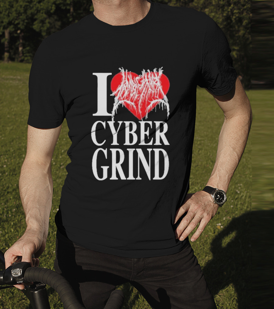 I Love Zombieshark Cybergrind T-Shirt