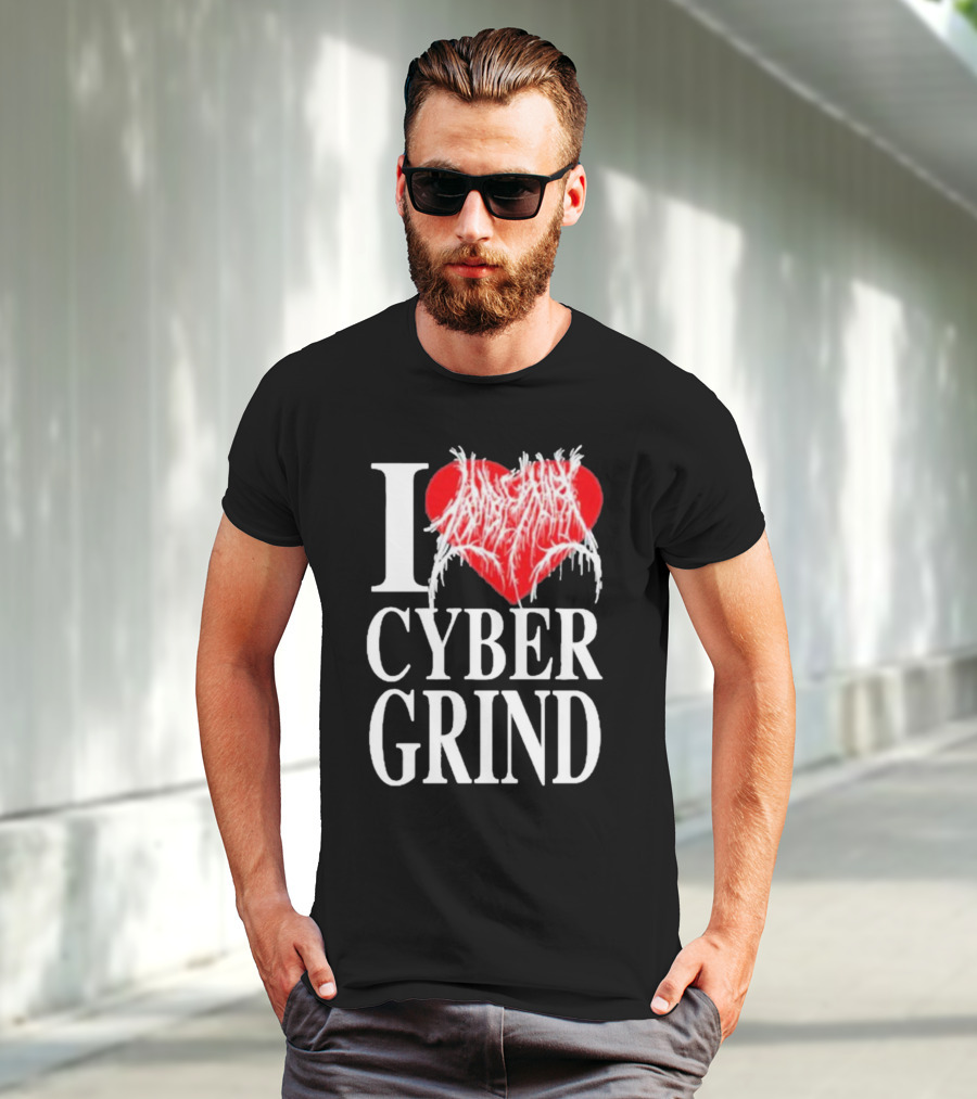 I Love Zombieshark Cybergrind T-Shirt
