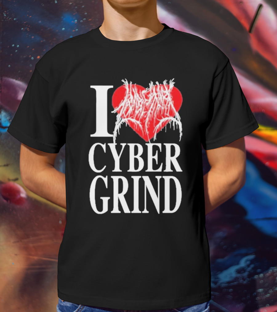 I Love Zombieshark Cybergrind T-Shirt