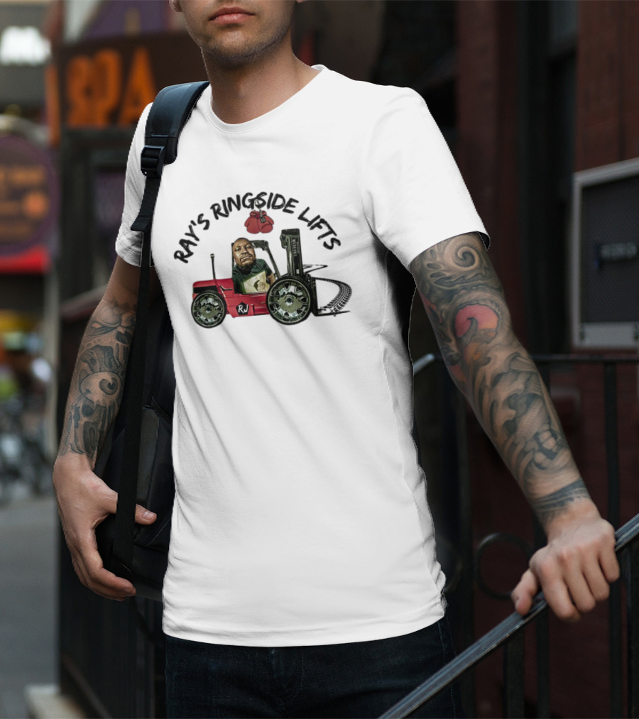 Ray's Ringside Lifts RJ Basketball Forklift Gloves T-Shirt