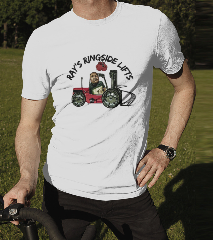 Ray's Ringside Lifts RJ Basketball Forklift Gloves T-Shirt
