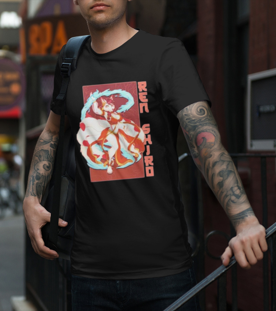 Ren Shiro Nine-Tailed Fox Spirit Wielder T-Shirt