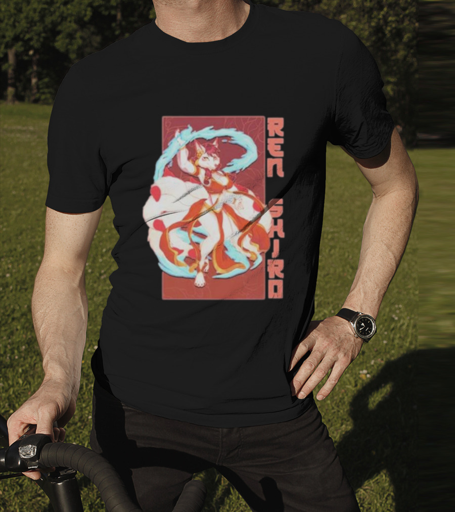 Ren Shiro Nine-Tailed Fox Spirit Wielder T-Shirt
