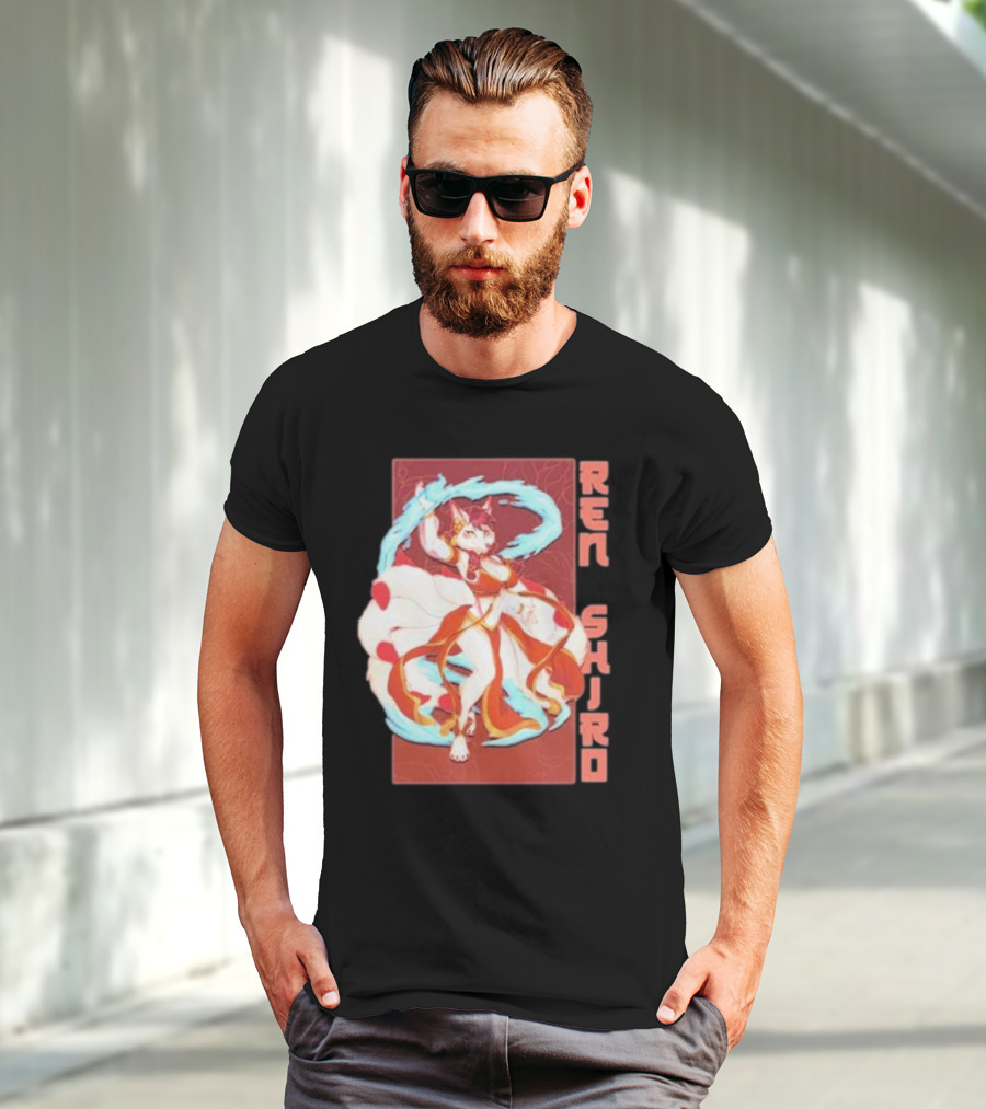 Ren Shiro Nine-Tailed Fox Spirit Wielder T-Shirt