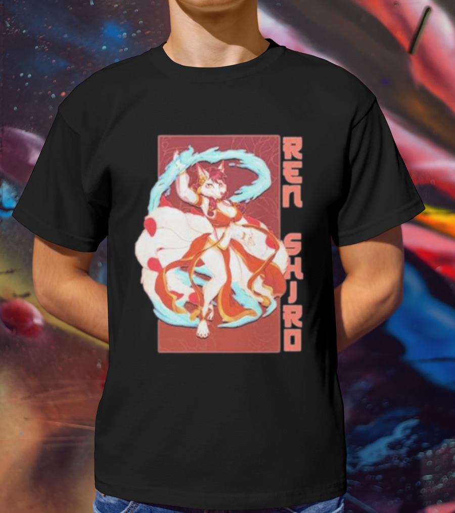 Ren Shiro Nine-Tailed Fox Spirit Wielder T-Shirt
