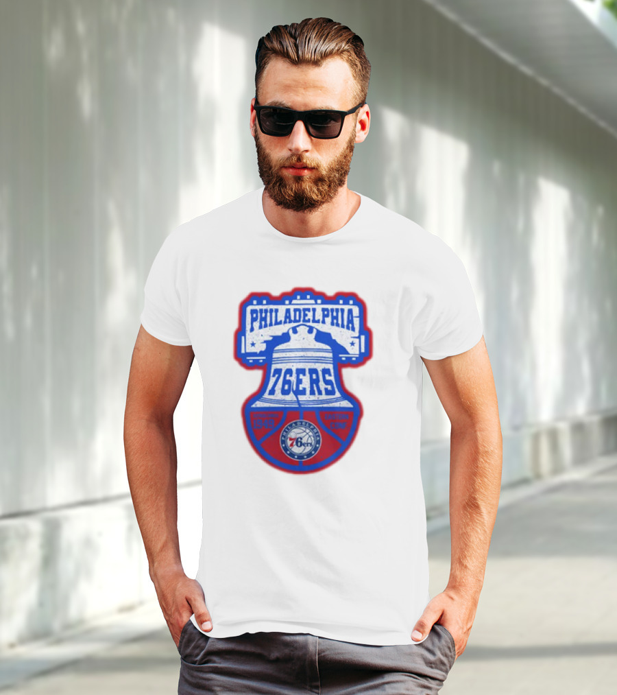 Philadelphia 76Ers 1949 Eastern Conference Liberty Bell T-Shirt