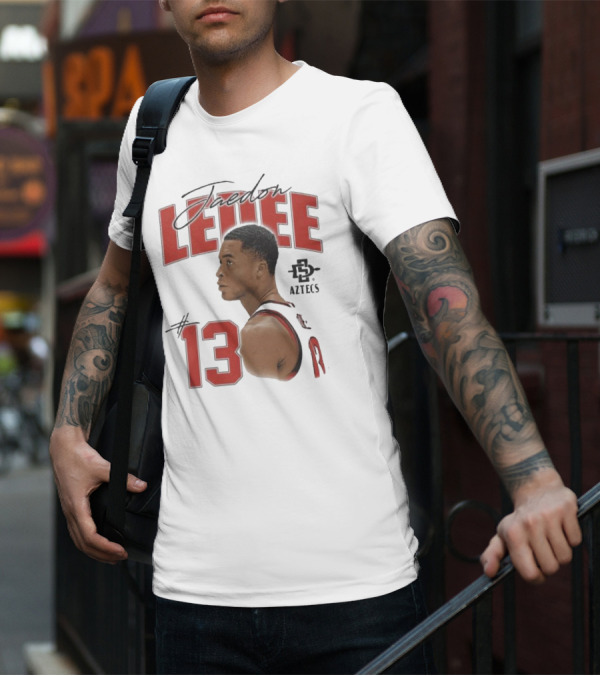 San Diego State Aztecs Jaedon Ledee 13 T-Shirt