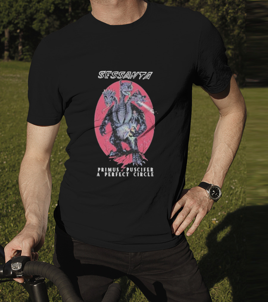 Sessanta Primus Puscifer A Perfect Circle Hydra Monster T-Shirt