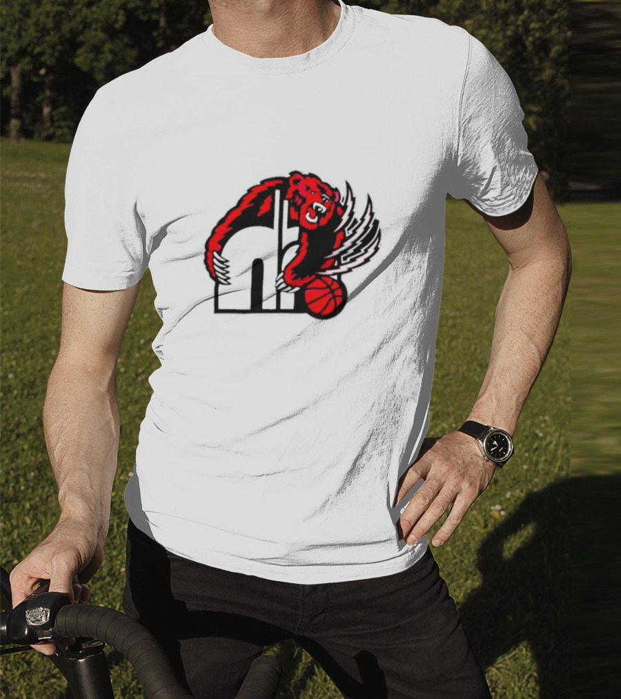 Memphis Hustle Basketball Bear Logo Konchar Hustle T-Shirt