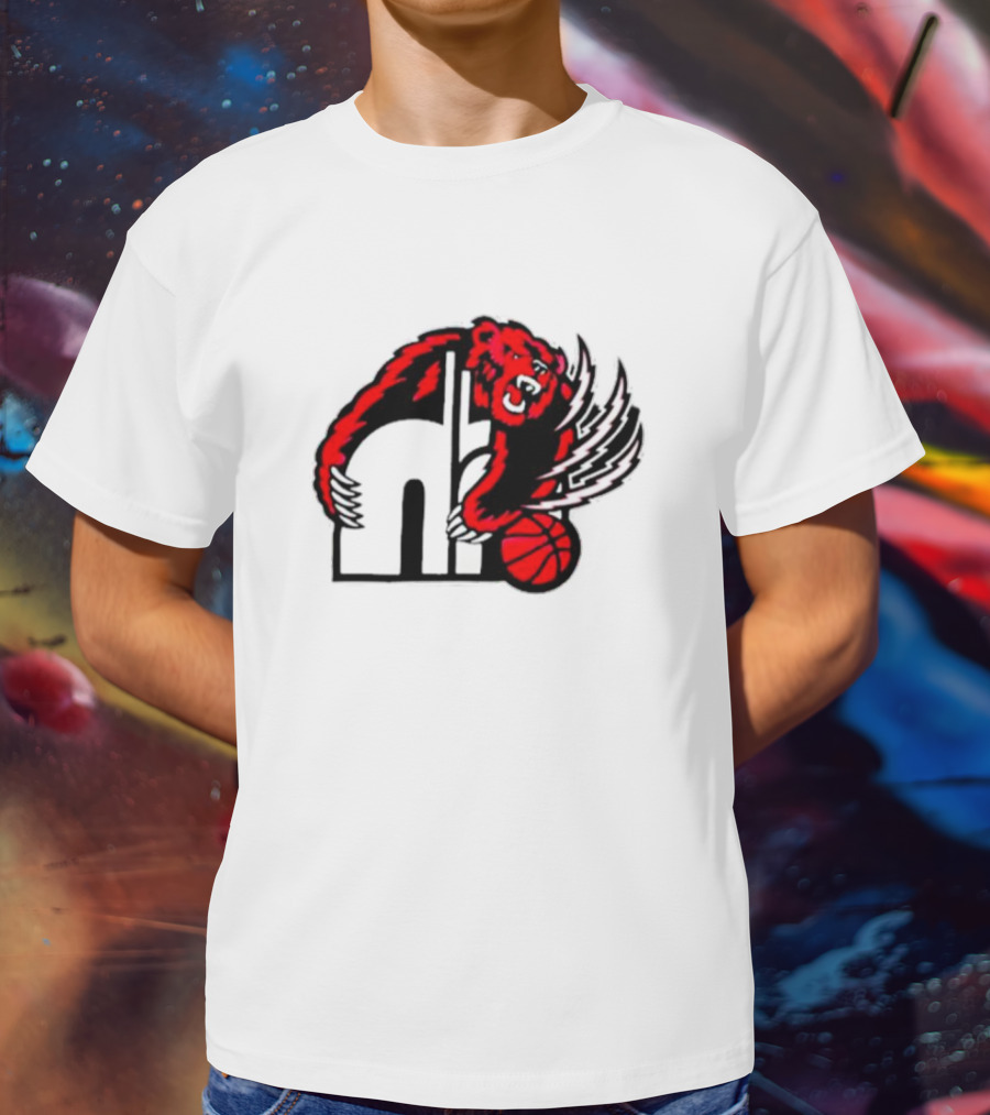 Memphis Hustle Basketball Bear Logo Konchar Hustle T-Shirt