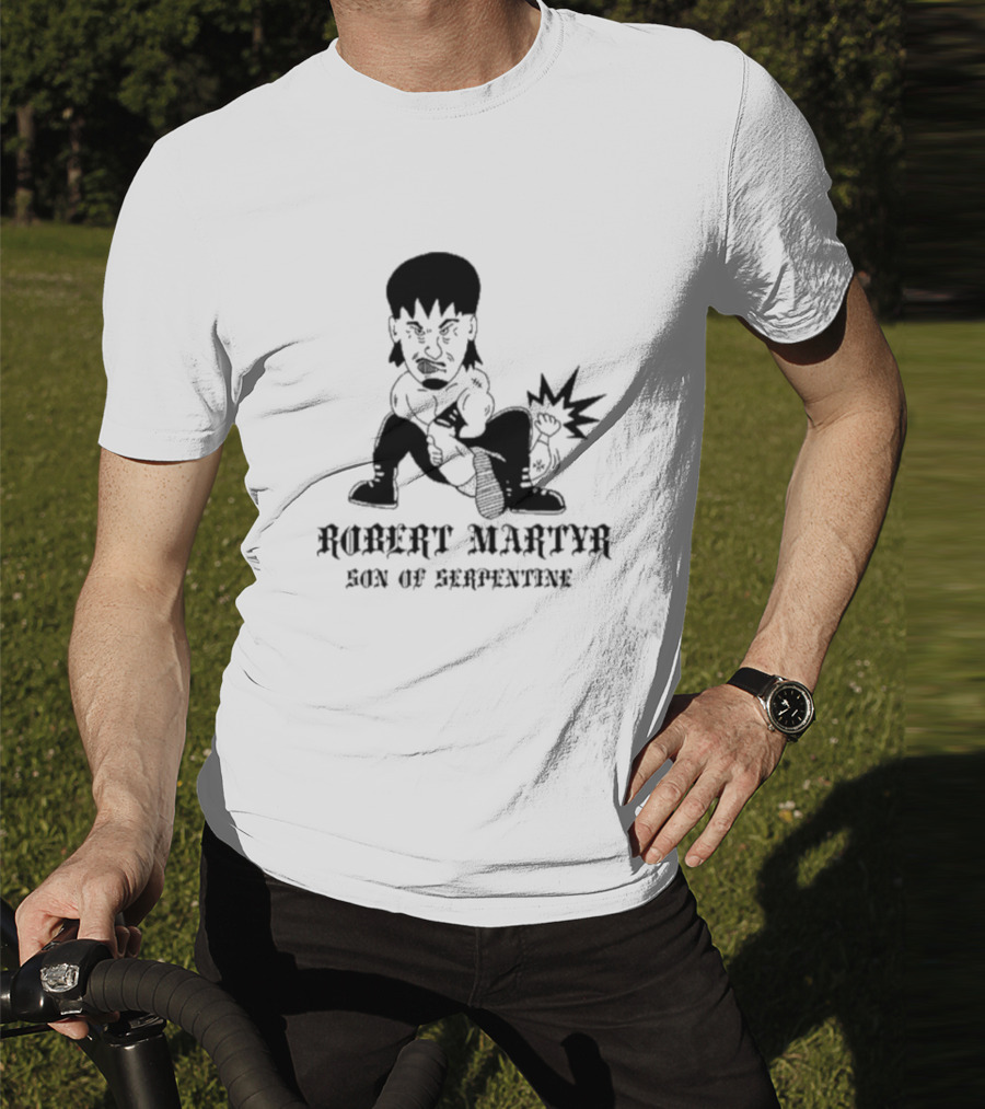 Robert Martyr Son Of Serpentine Bold Cartoon Character T-Shirt