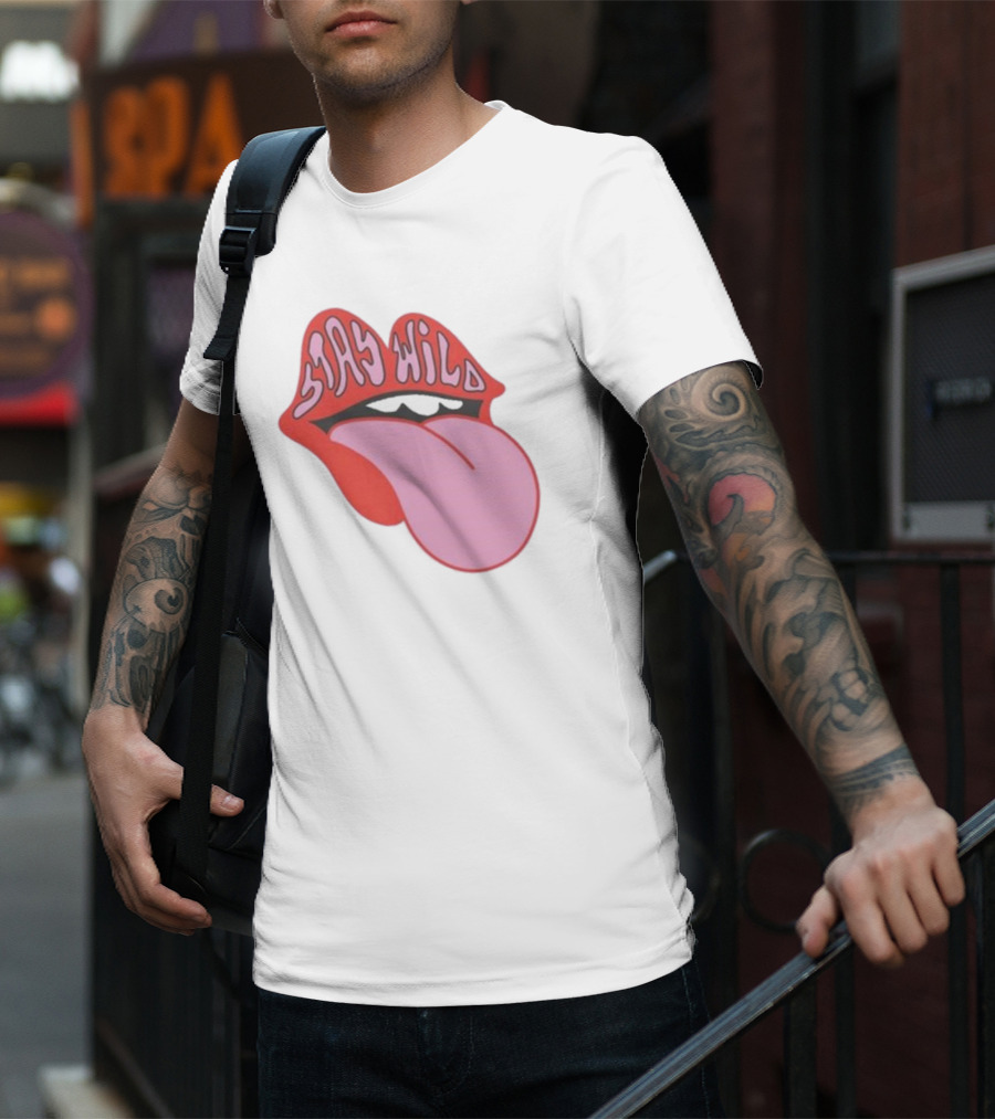 Stay Wild Lips Tongue T-Shirt