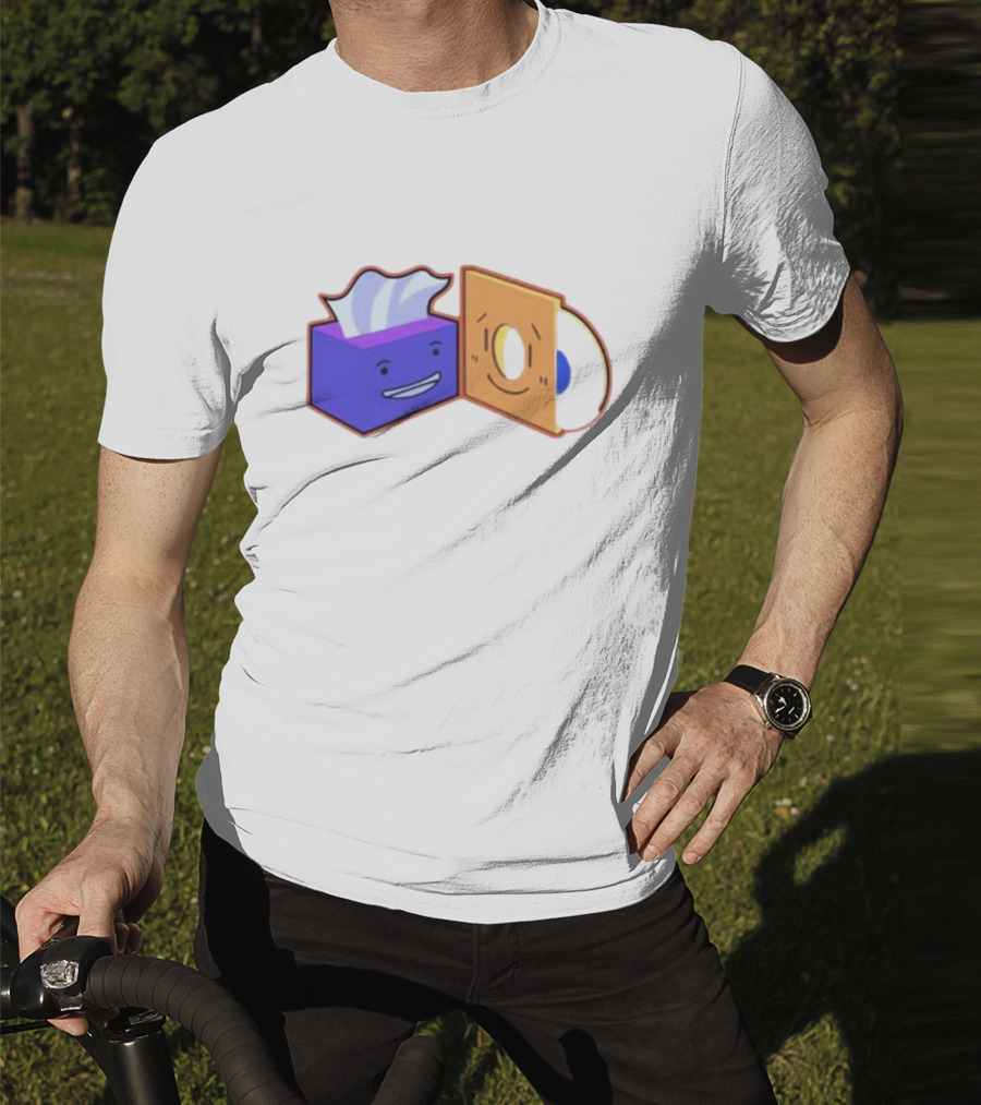 Burner The Strangers Tissue And Vinyl Record Faces T-Shirt