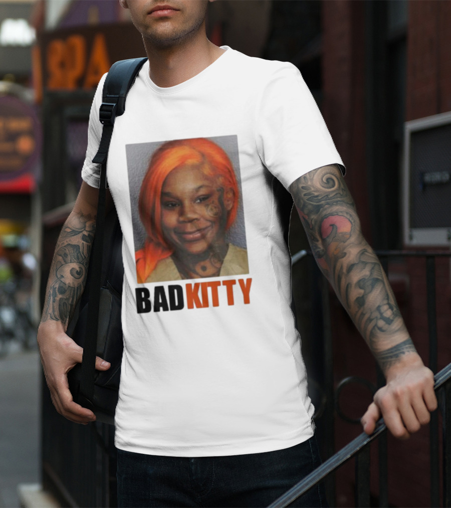 Bad Kitty Sukihana Mugshot T-Shirt