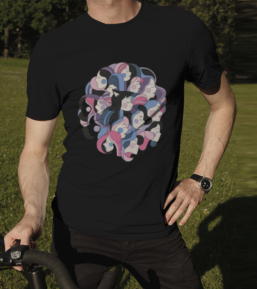 Women’s Day Mewtripled Multicolored T-Shirt