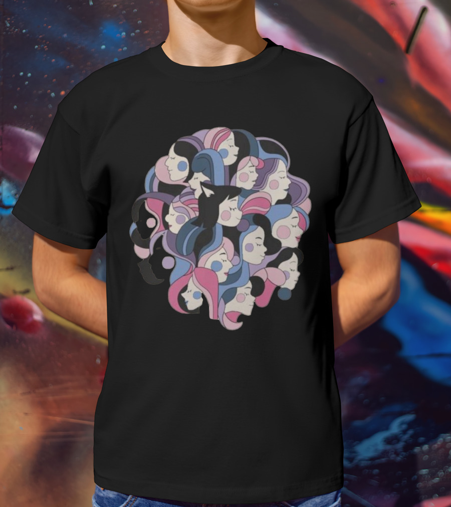 Women’s Day Mewtripled Multicolored T-Shirt