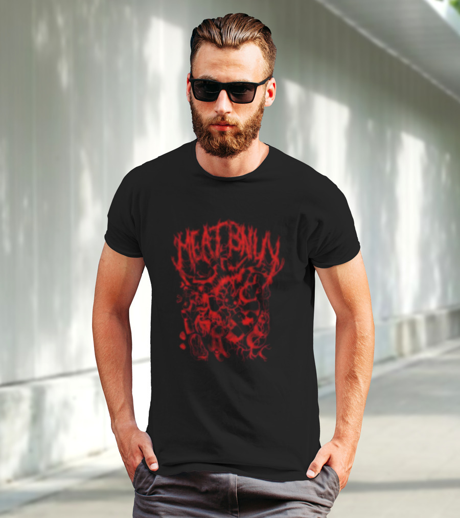 MEAT BNUBY Red Distorted T-Shirt