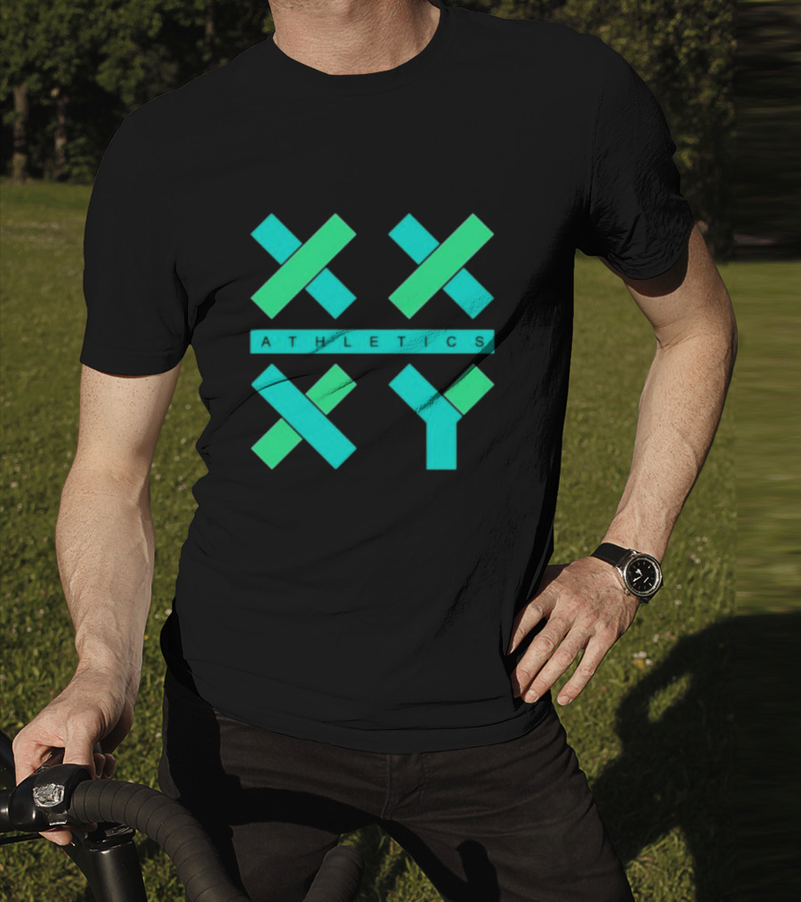 Xx Xy Athletics Neon Geometric T-Shirt