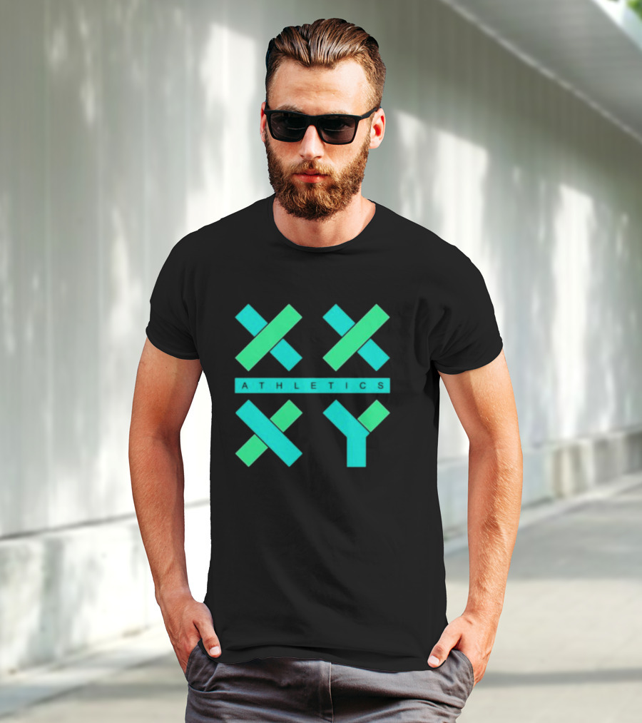 Xx Xy Athletics Neon Geometric T-Shirt