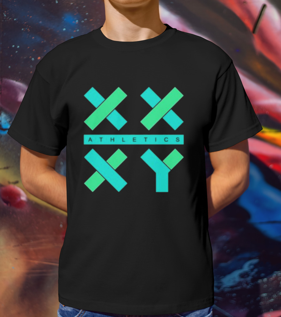 Xx Xy Athletics Neon Geometric T-Shirt
