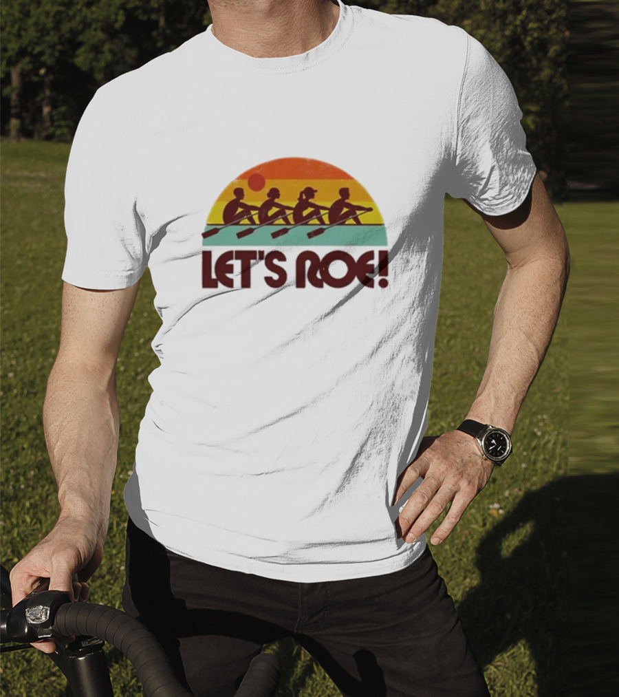 Let’s Roe Vintage Rowing Team Sunset T-Shirt