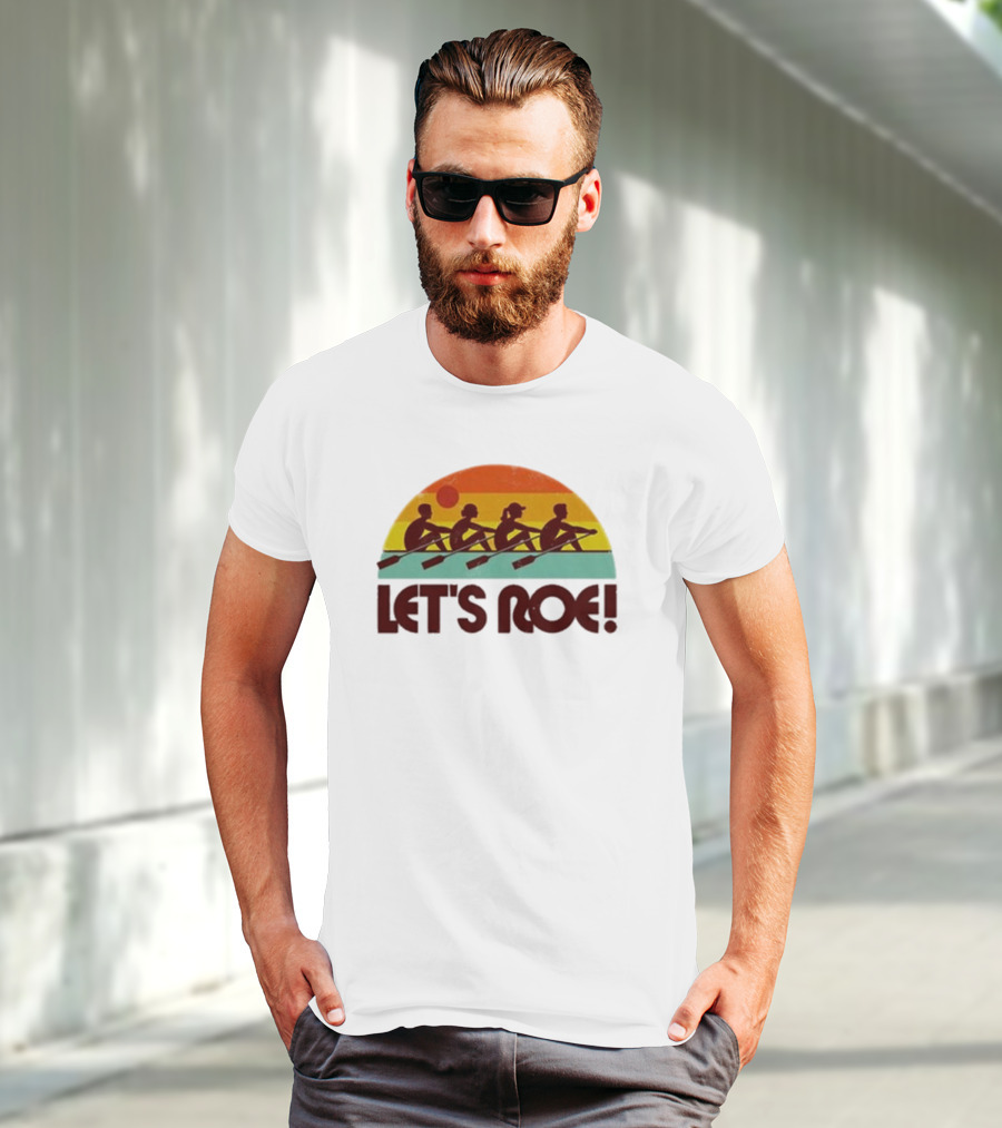 Let’s Roe Vintage Rowing Team Sunset T-Shirt