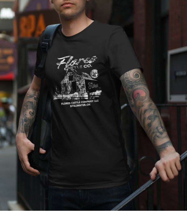 Flores Cattle Company LLC Stillwater OK Wyatt Flores T-Shirt