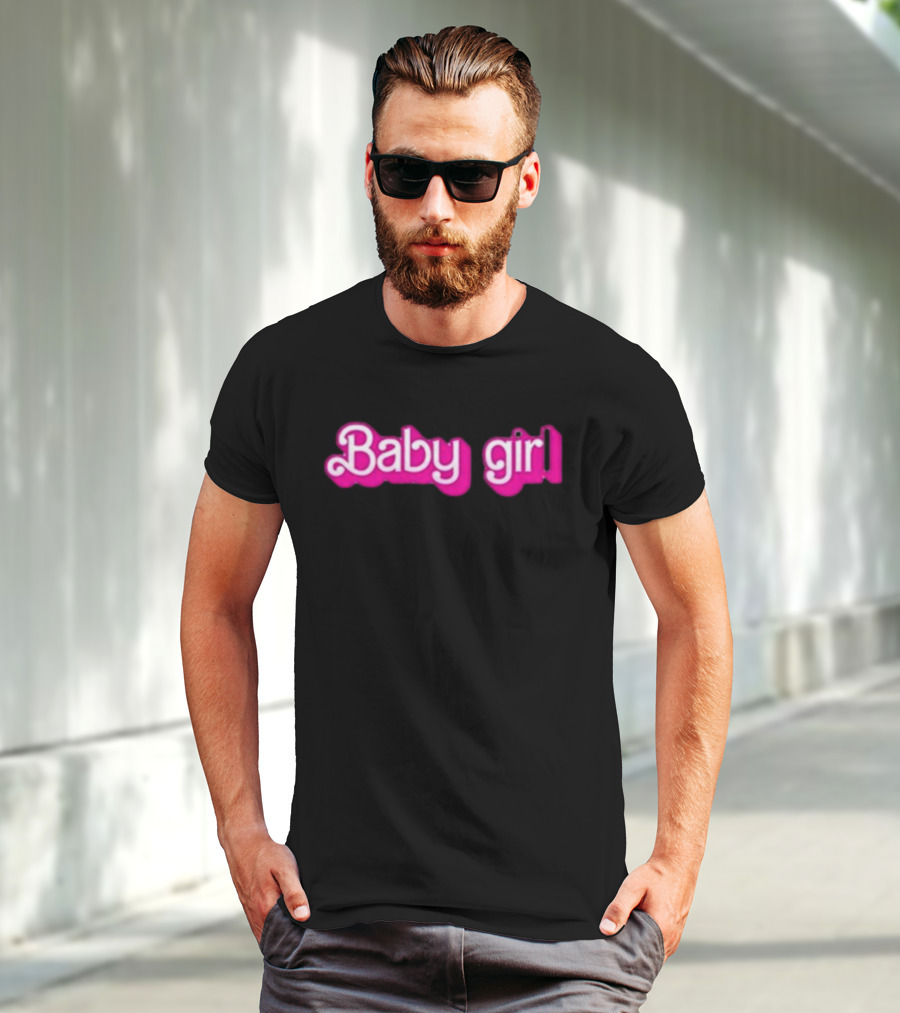 Baby Girl Text Pink T-Shirt