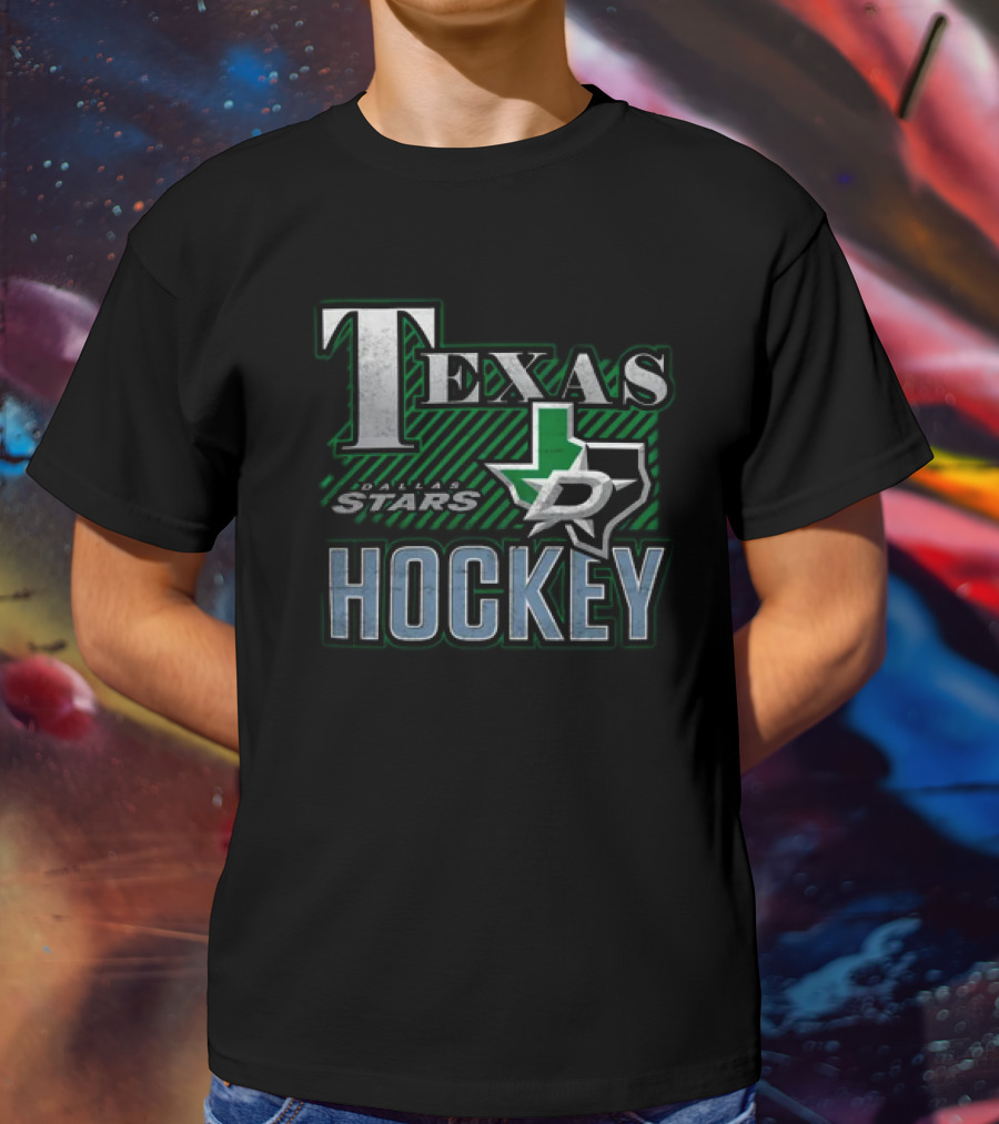 Black 47 Texas Hockey Dallas Stars Texas Hocky Fashion T-Shirt