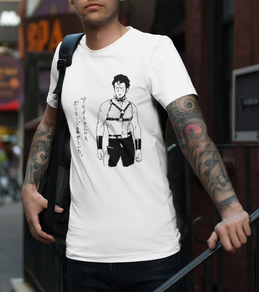 Bright Noa In Bondage Attire Van Darkholme T-Shirt
