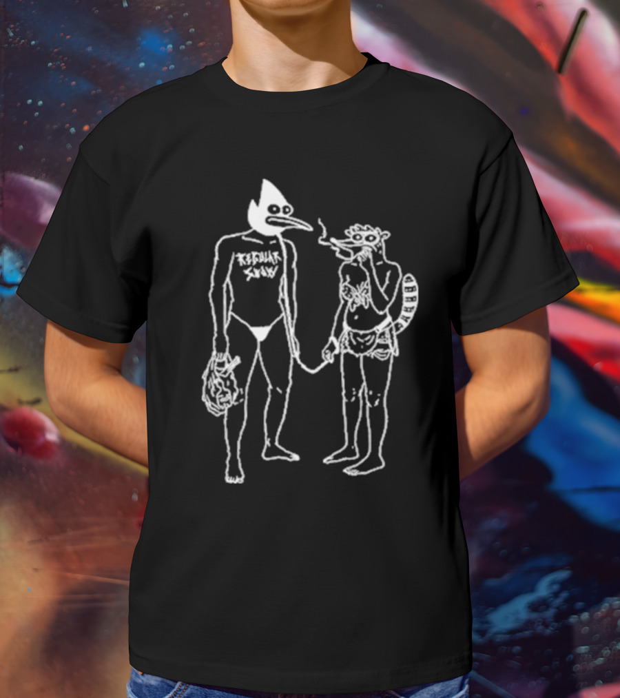 Death Grips Regular Show Sketch Money Store Fusion T-Shirt