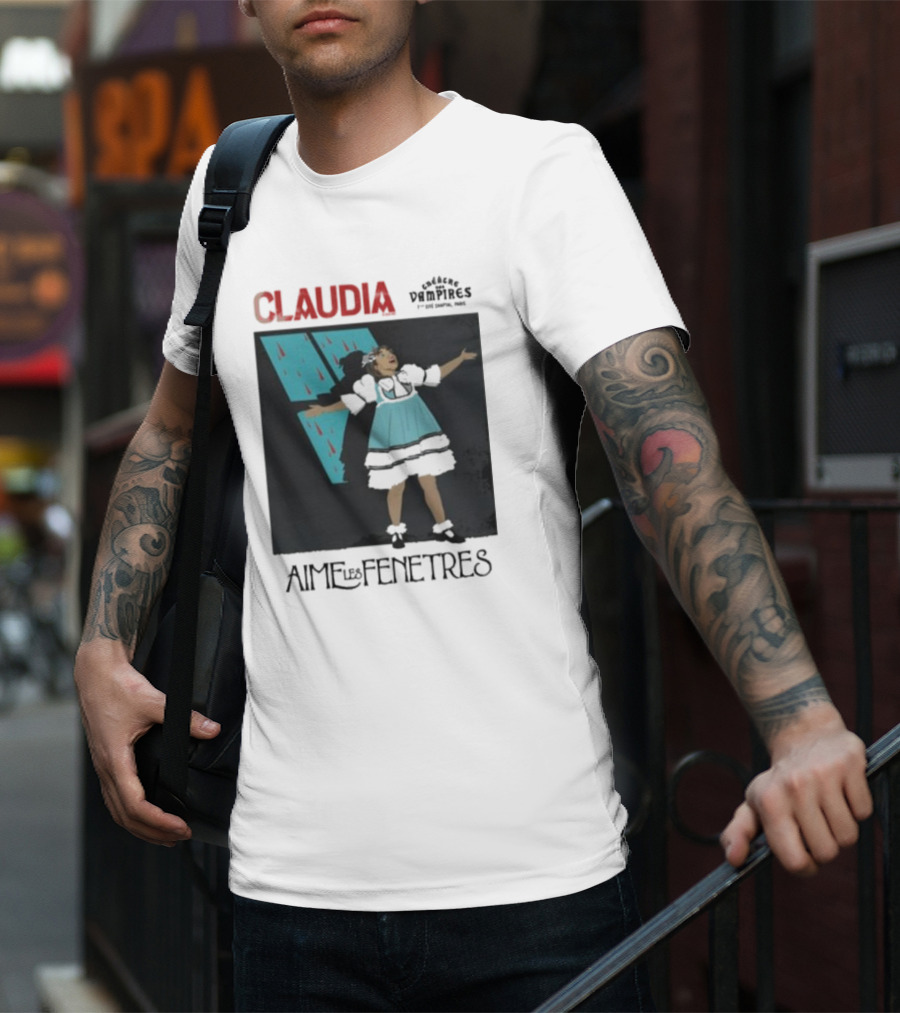 CLAUDIA Aime Les Fenêtres Chroniques Des Vampires T-Shirt