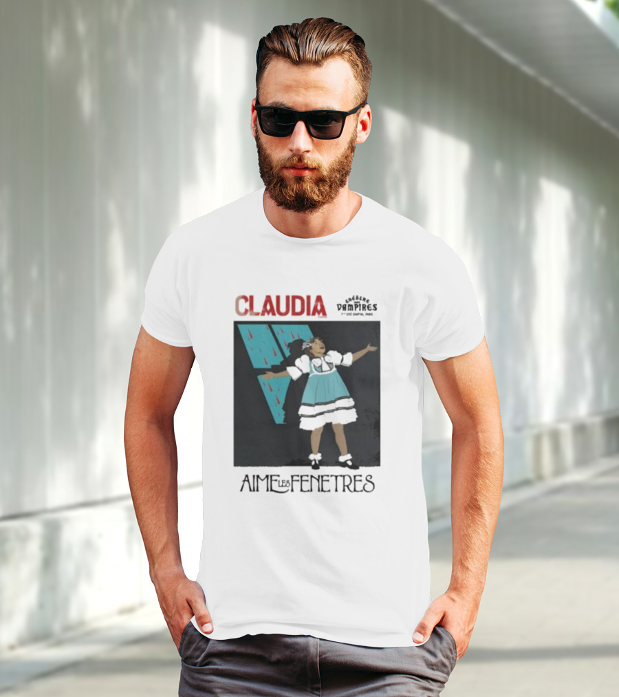 CLAUDIA Aime Les Fenêtres Chroniques Des Vampires T-Shirt