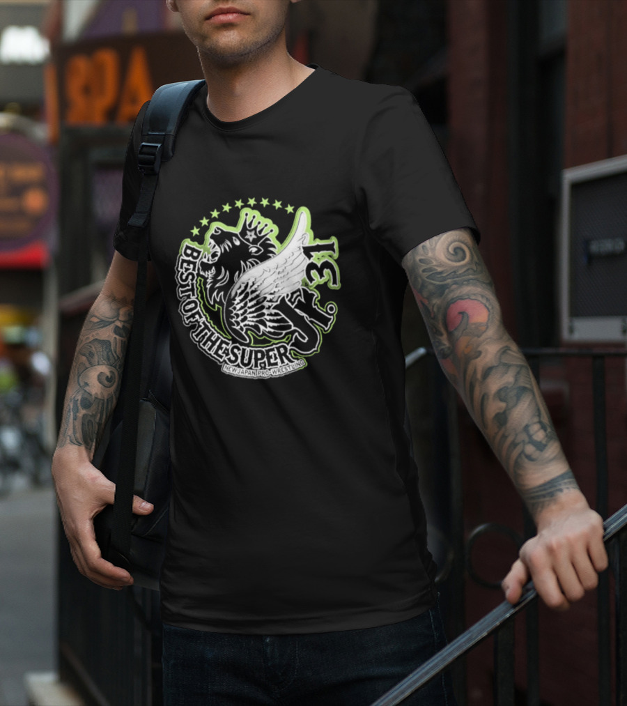 Best Of The Super Jr 31 New Japan Pro Wrestling Winged Lion T-Shirt