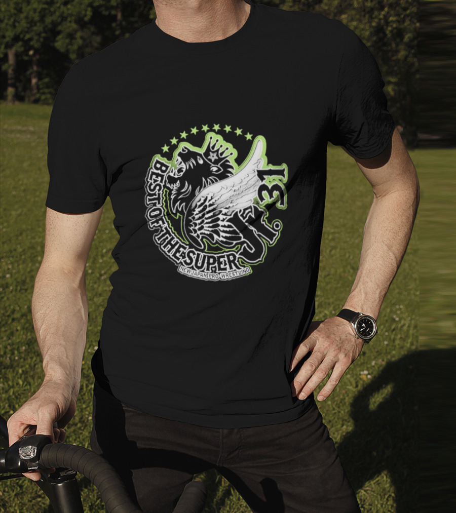 Best Of The Super Jr 31 New Japan Pro Wrestling Winged Lion T-Shirt