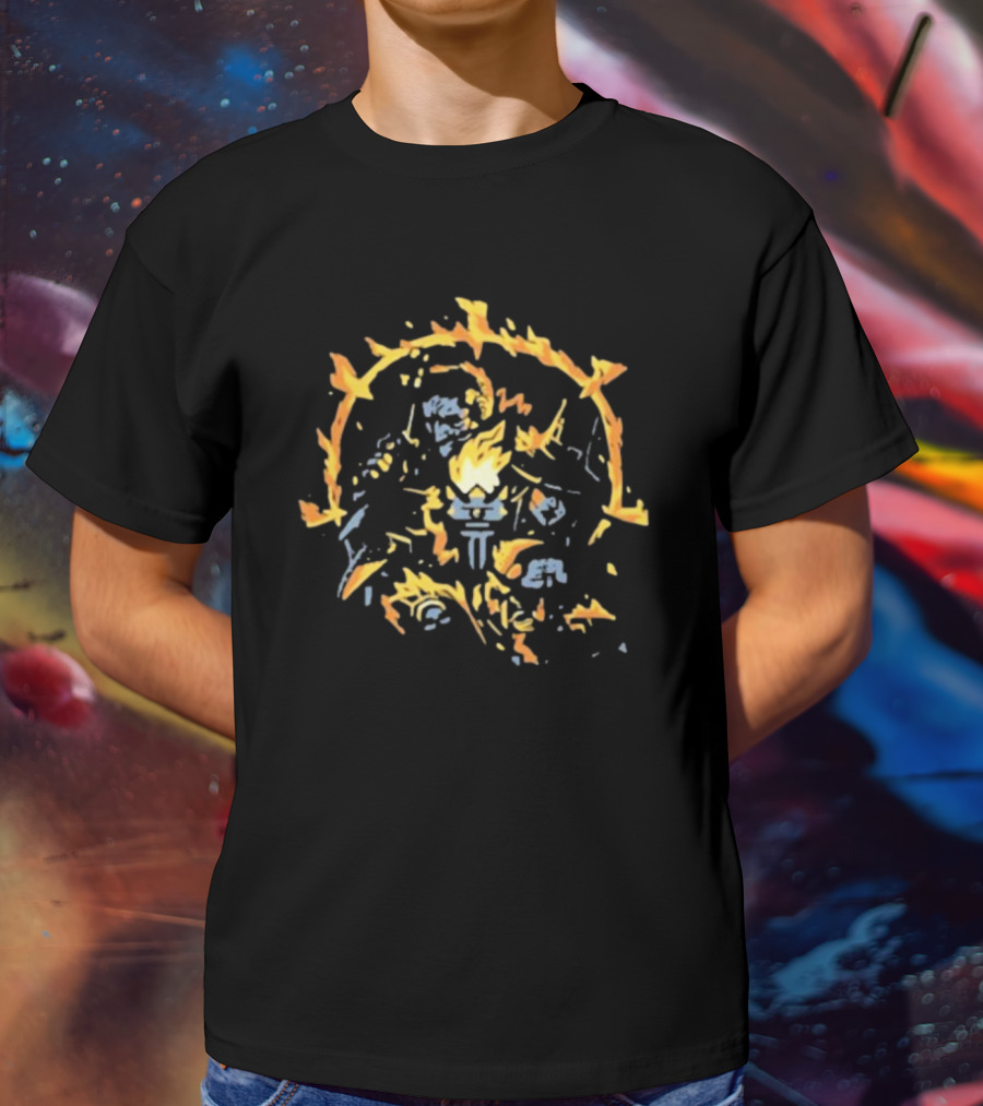 Darkest Dungeon Shrine Of Reflection Hero Flame Encounter T-Shirt
