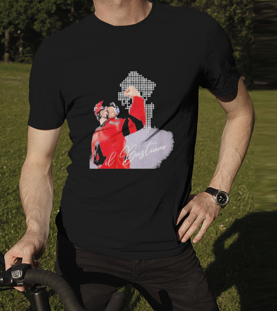 Il Bastiano Number 4 Hockey Celebration Signature T-Shirt