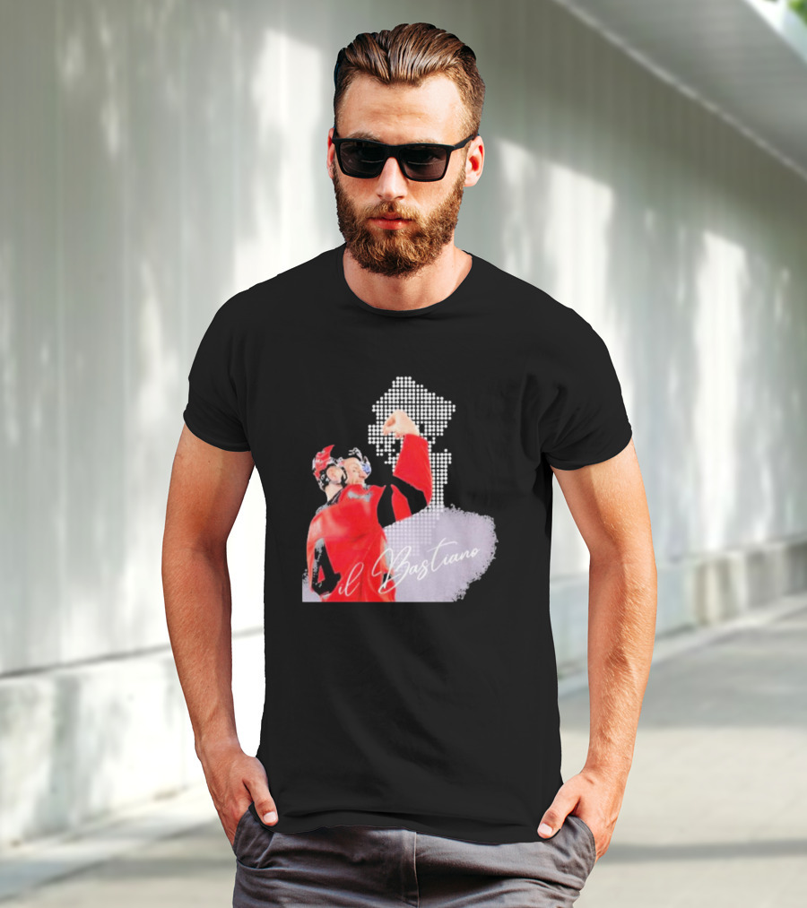 Il Bastiano Number 4 Hockey Celebration Signature T-Shirt