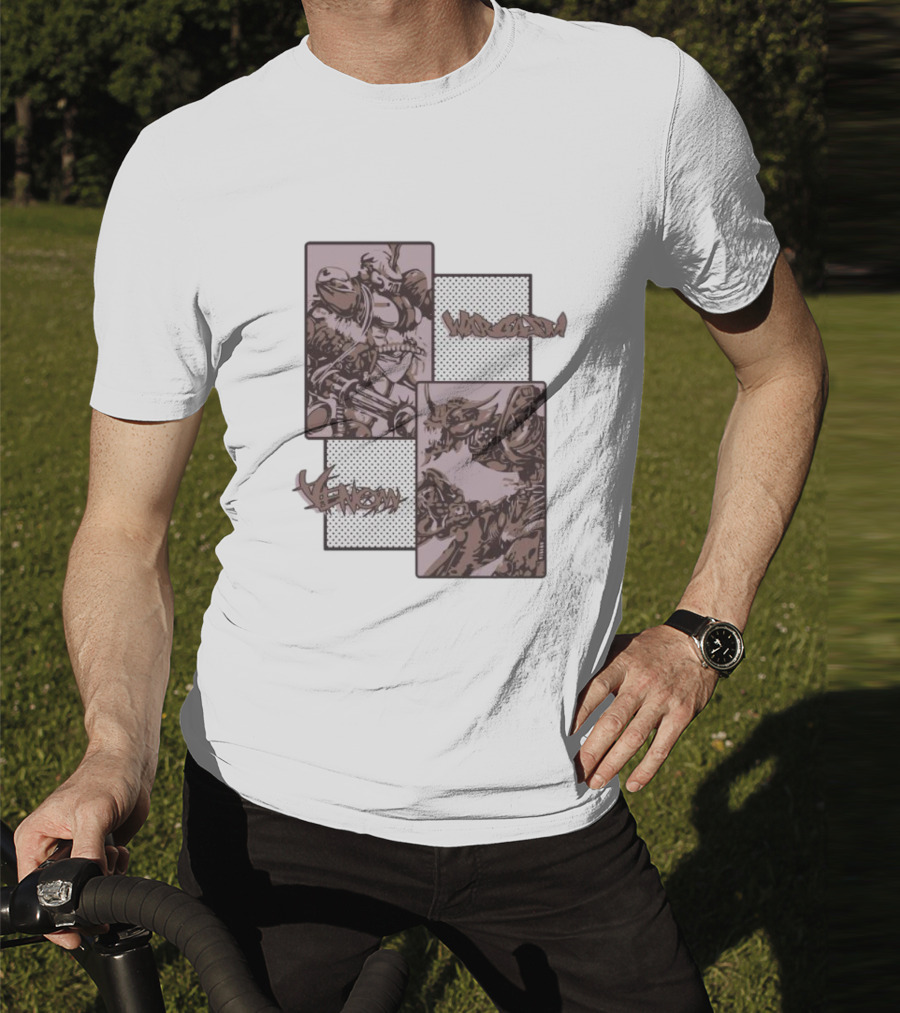 Wargasm Venom Showdown Battle Panels T-Shirt
