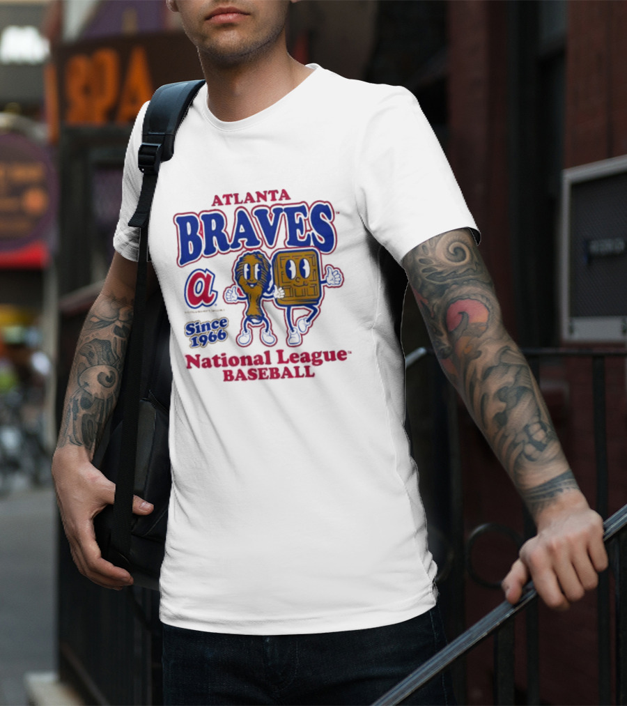 Atlanta Braves National League Baseball Since 1966 Cooperstown Collection Food Concessions T-Shirt